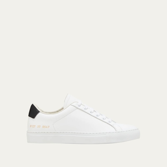 Common Projects Retro Low with Black Heel Cap - Picture 1 of 6